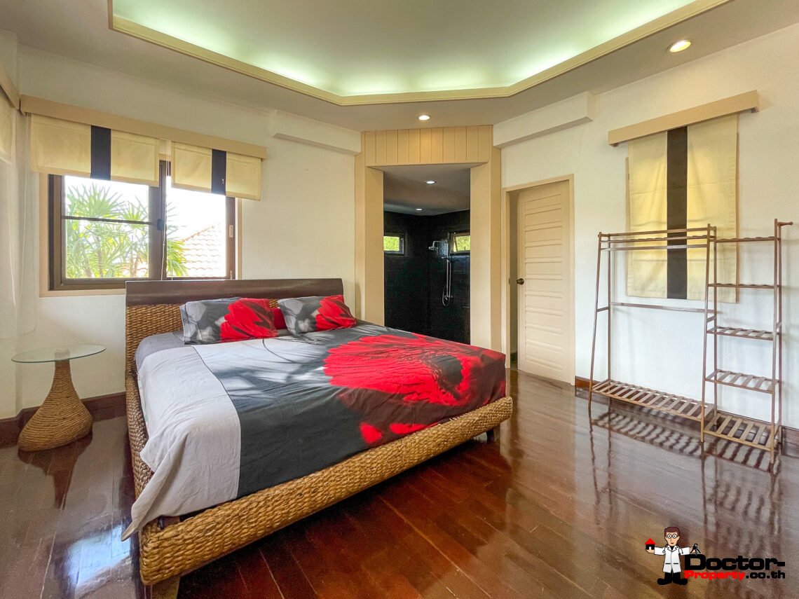 Spacious 5 Bedroom Private Pool Villa with Sea View – Bo Phut, Koh Samui – For Sale